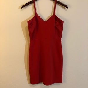 Red dress